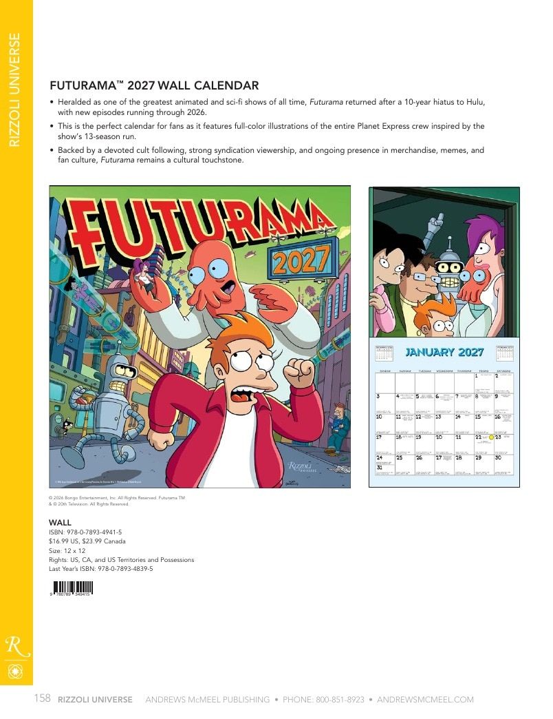 Andrews McMeel Publishing Calendars Catalog Weekly Ad January 1, 2026 - December 31, 2027