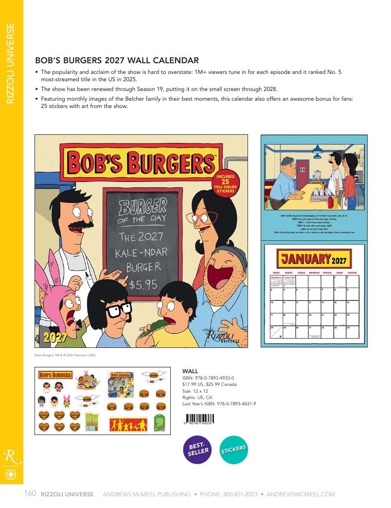 Andrews McMeel Publishing Calendars Catalog Weekly Ad January 1, 2026 - December 31, 2027