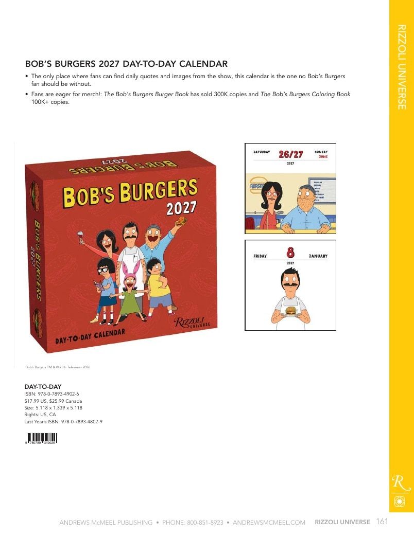 Andrews McMeel Publishing Calendars Catalog Weekly Ad January 1, 2026 - December 31, 2027
