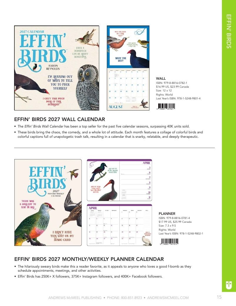Andrews McMeel Publishing Calendars Catalog Weekly Ad January 1, 2026 - December 31, 2027