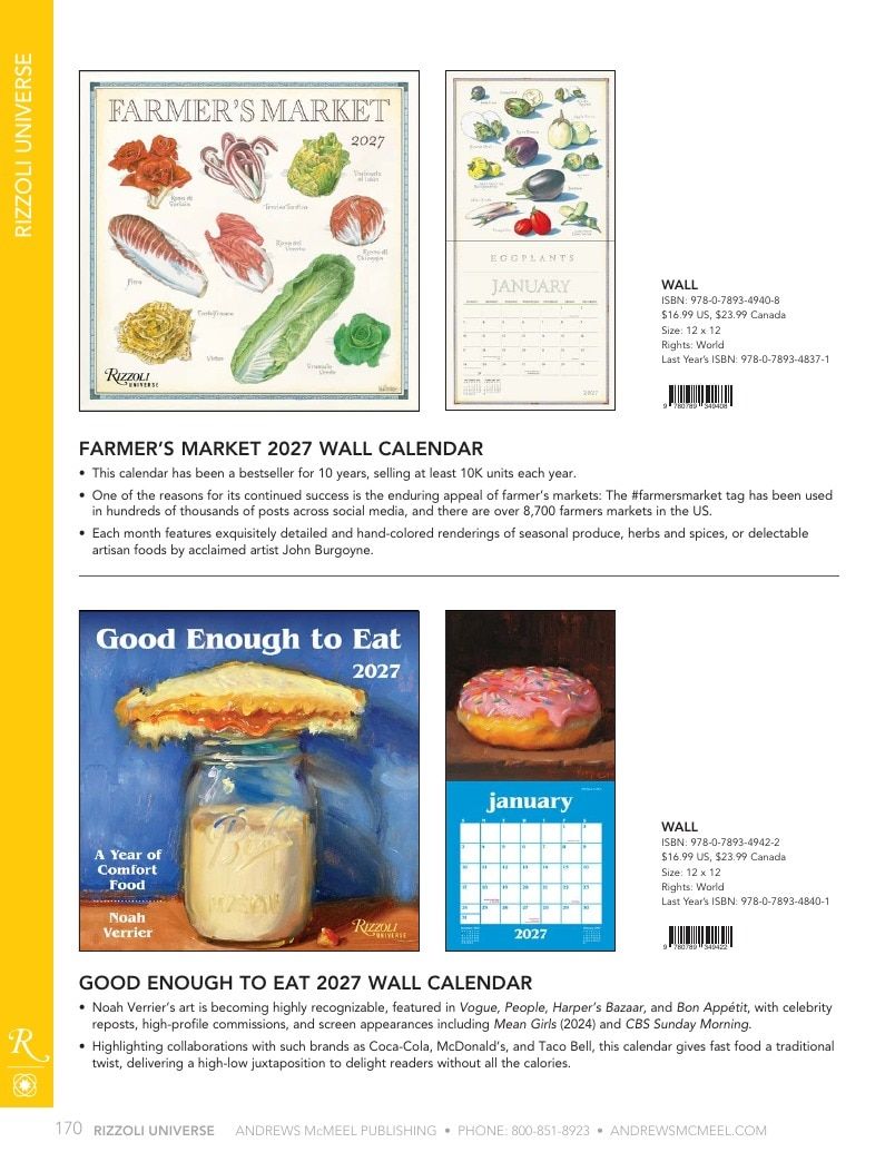 Andrews McMeel Publishing Calendars Catalog Weekly Ad January 1, 2026 - December 31, 2027