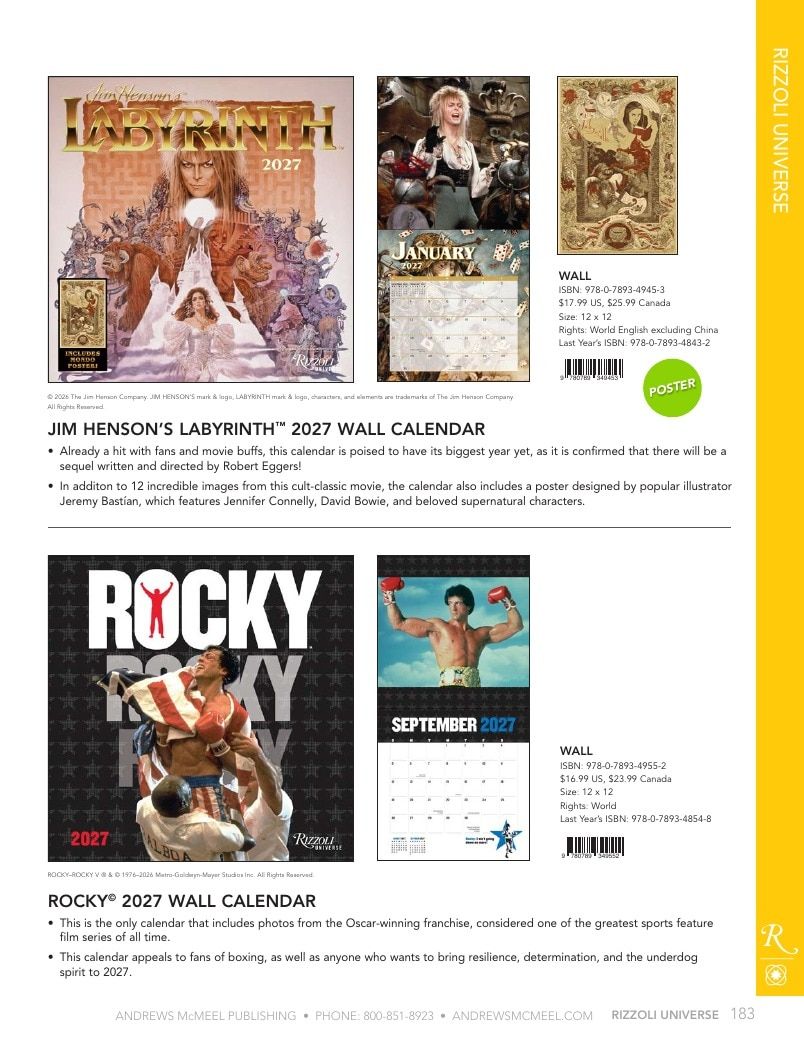 Andrews McMeel Publishing Calendars Catalog Weekly Ad January 1, 2026 - December 31, 2027