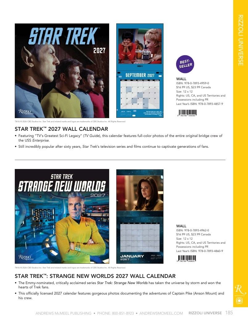 Andrews McMeel Publishing Calendars Catalog Weekly Ad January 1, 2026 - December 31, 2027