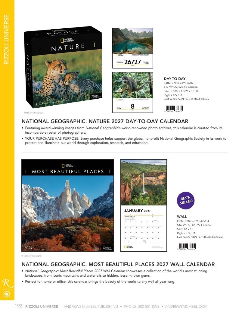 Andrews McMeel Publishing Calendars Catalog Weekly Ad January 1, 2026 - December 31, 2027