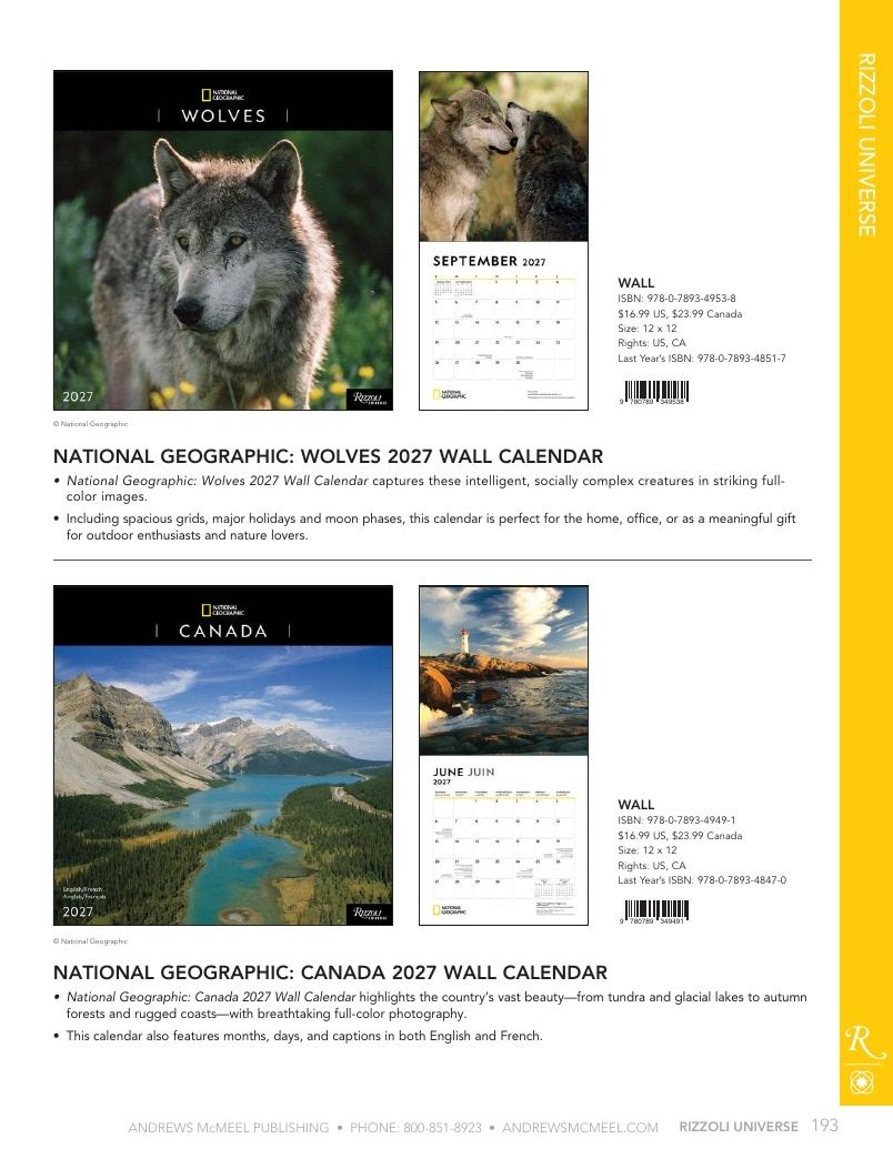 Andrews McMeel Publishing Calendars Catalog Weekly Ad January 1, 2026 - December 31, 2027