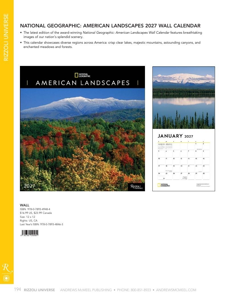 Andrews McMeel Publishing Calendars Catalog Weekly Ad January 1, 2026 - December 31, 2027