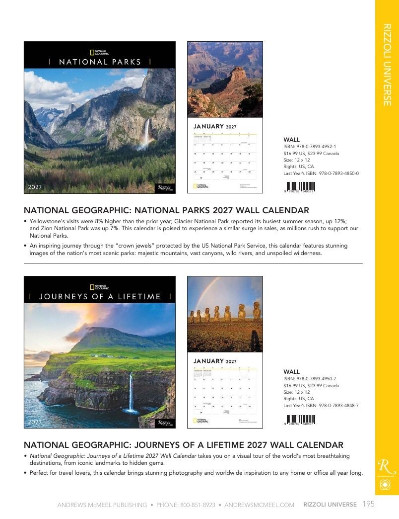 Andrews McMeel Publishing Calendars Catalog Weekly Ad January 1, 2026 - December 31, 2027