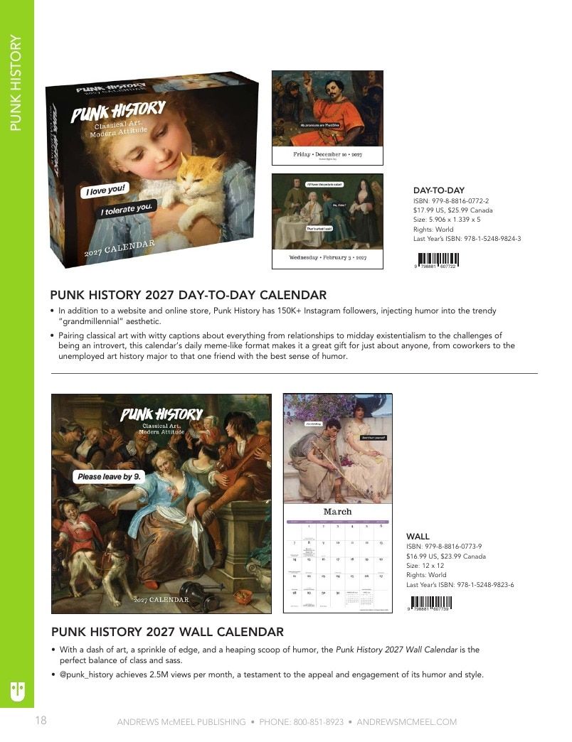 Andrews McMeel Publishing Calendars Catalog Weekly Ad January 1, 2026 - December 31, 2027