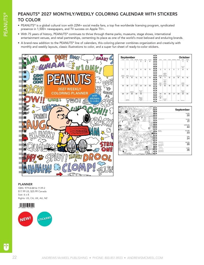 Andrews McMeel Publishing Calendars Catalog Weekly Ad January 1, 2026 - December 31, 2027