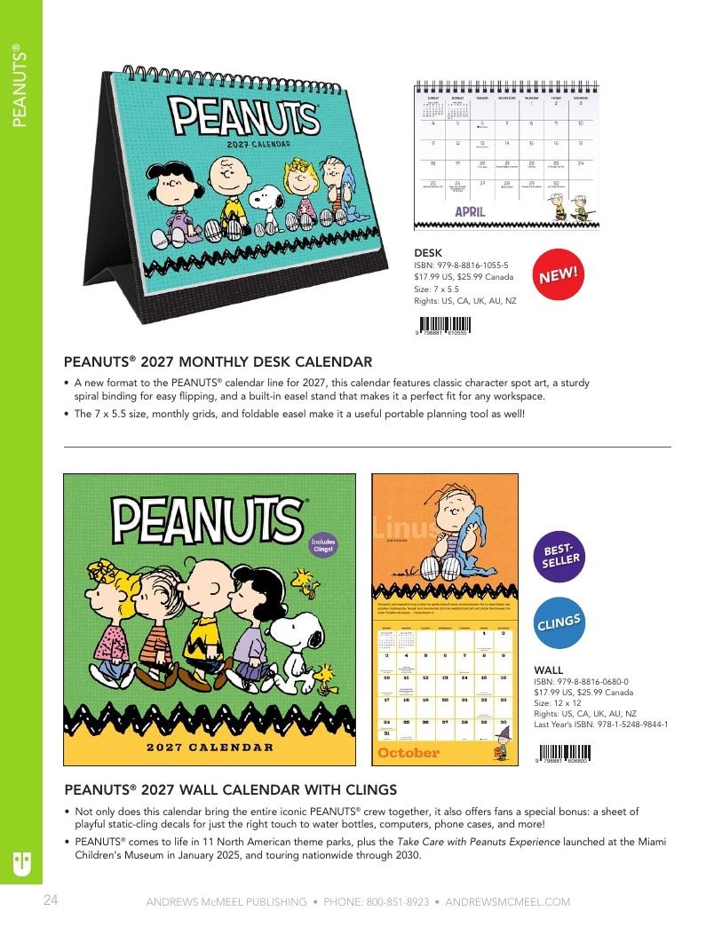 Andrews McMeel Publishing Calendars Catalog Weekly Ad January 1, 2026 - December 31, 2027