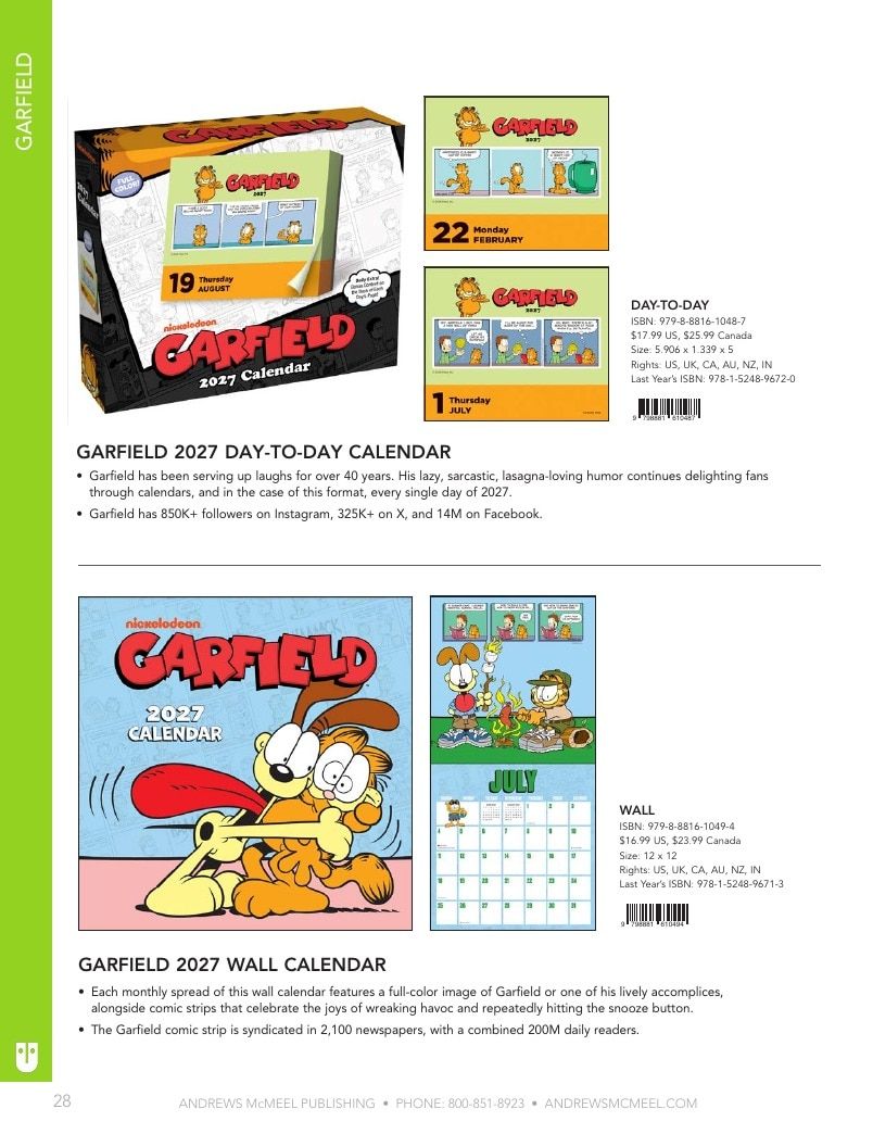 Andrews McMeel Publishing Calendars Catalog Weekly Ad January 1, 2026 - December 31, 2027