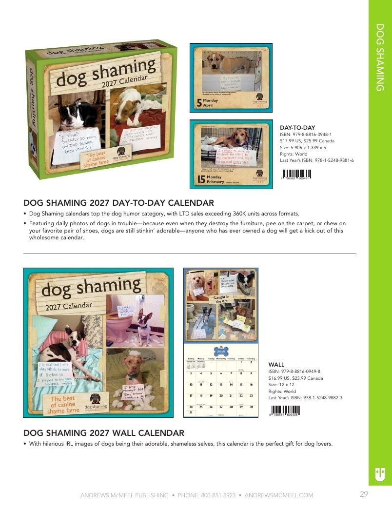 Andrews McMeel Publishing Calendars Catalog Weekly Ad January 1, 2026 - December 31, 2027