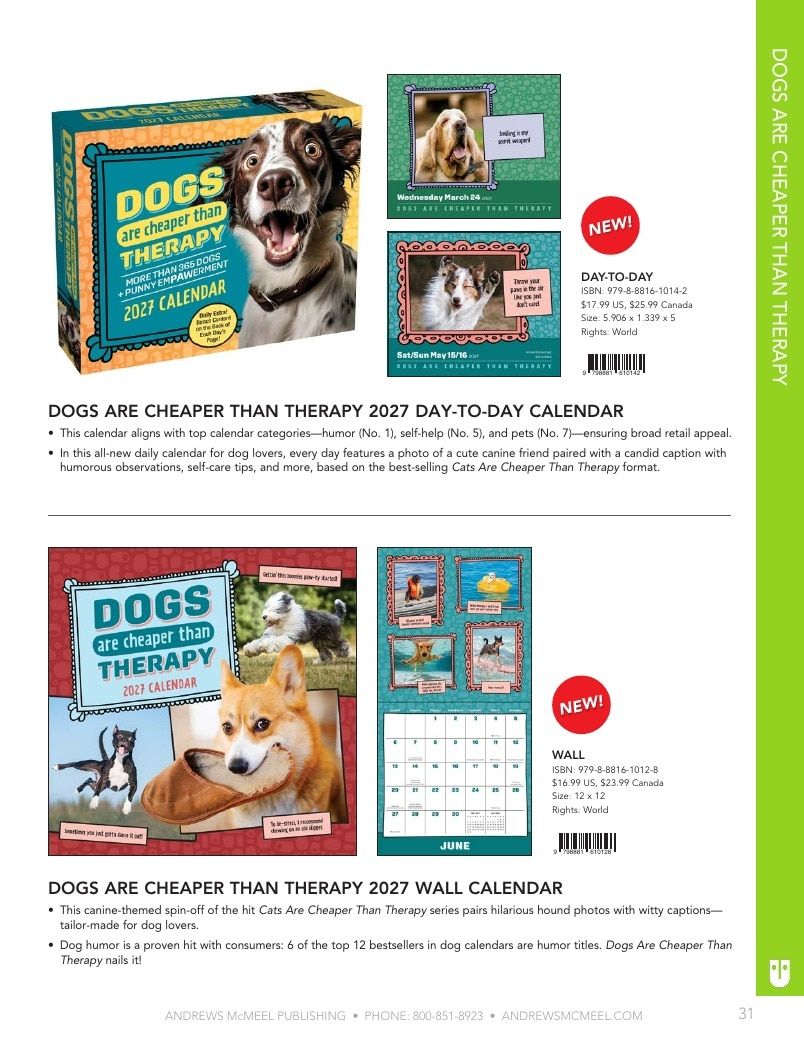 Andrews McMeel Publishing Calendars Catalog Weekly Ad January 1, 2026 - December 31, 2027