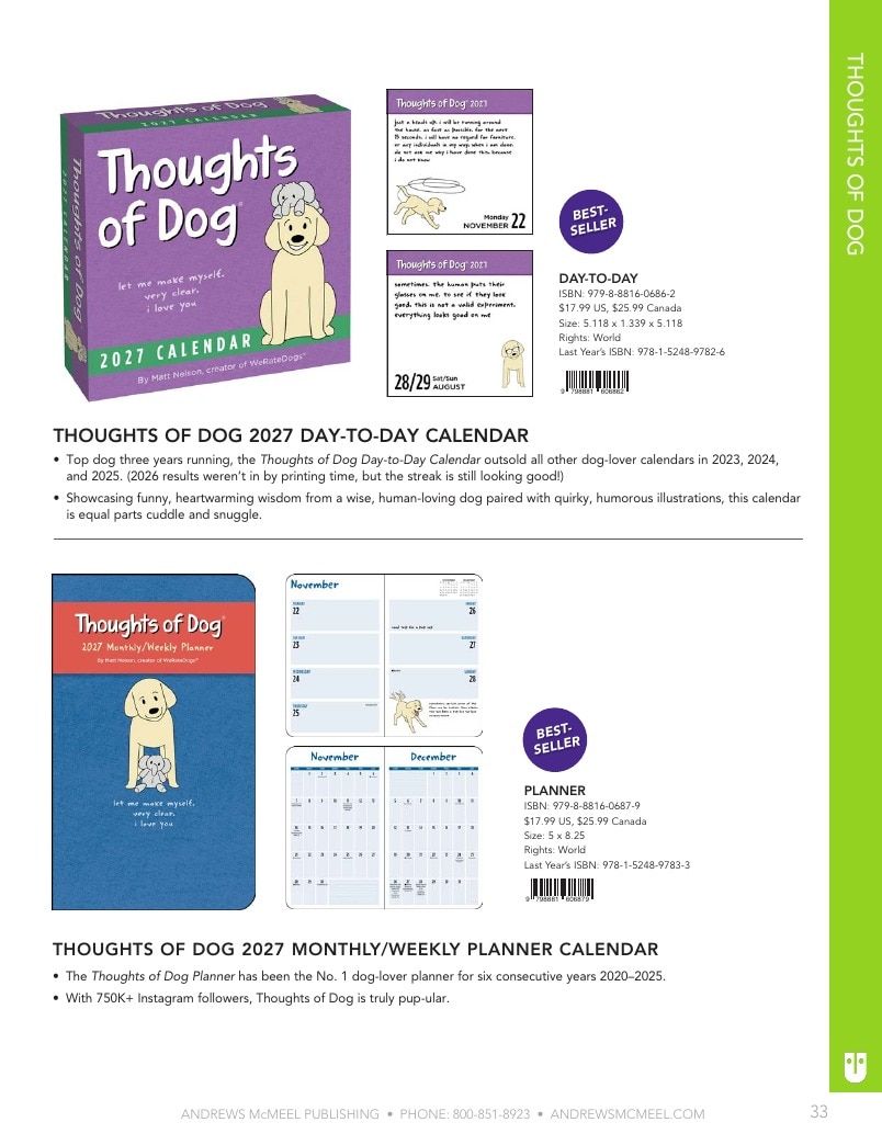 Andrews McMeel Publishing Calendars Catalog Weekly Ad January 1, 2026 - December 31, 2027