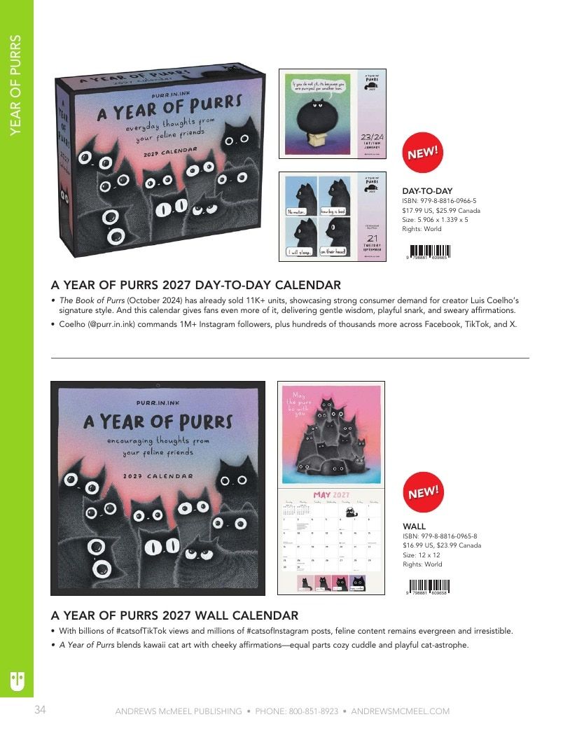 Andrews McMeel Publishing Calendars Catalog Weekly Ad January 1, 2026 - December 31, 2027