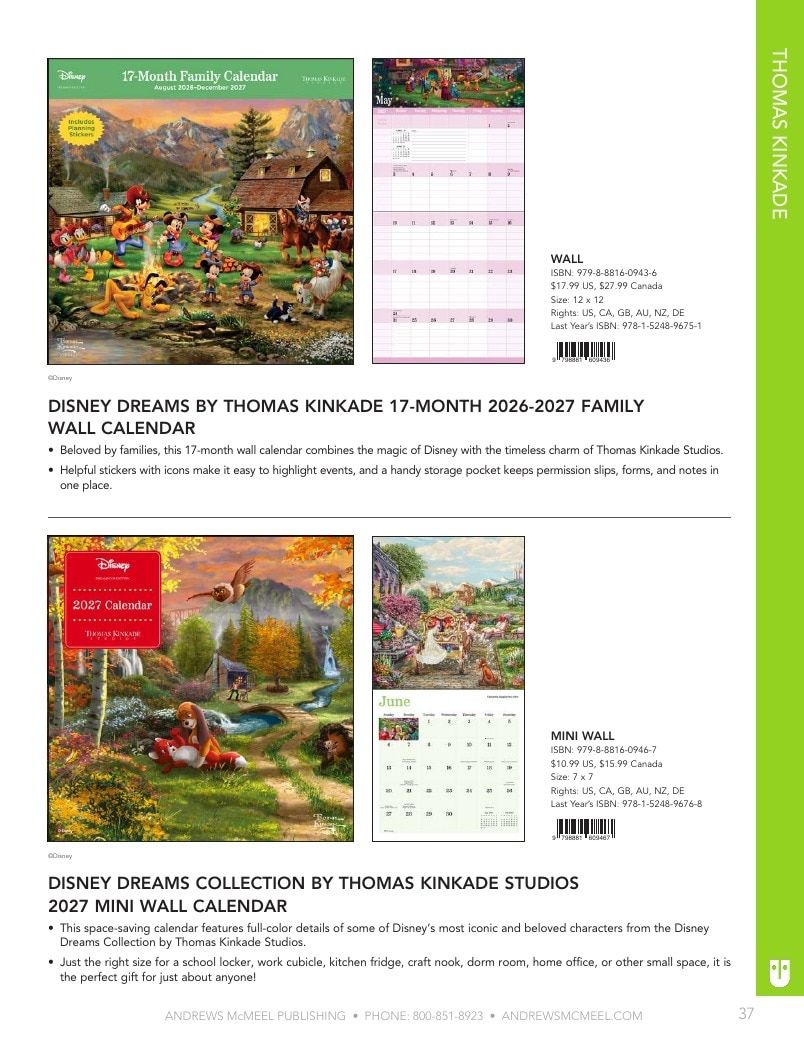 Andrews McMeel Publishing Calendars Catalog Weekly Ad January 1, 2026 - December 31, 2027