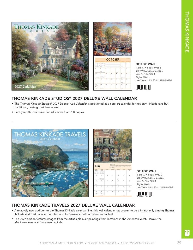 Andrews McMeel Publishing Calendars Catalog Weekly Ad January 1, 2026 - December 31, 2027