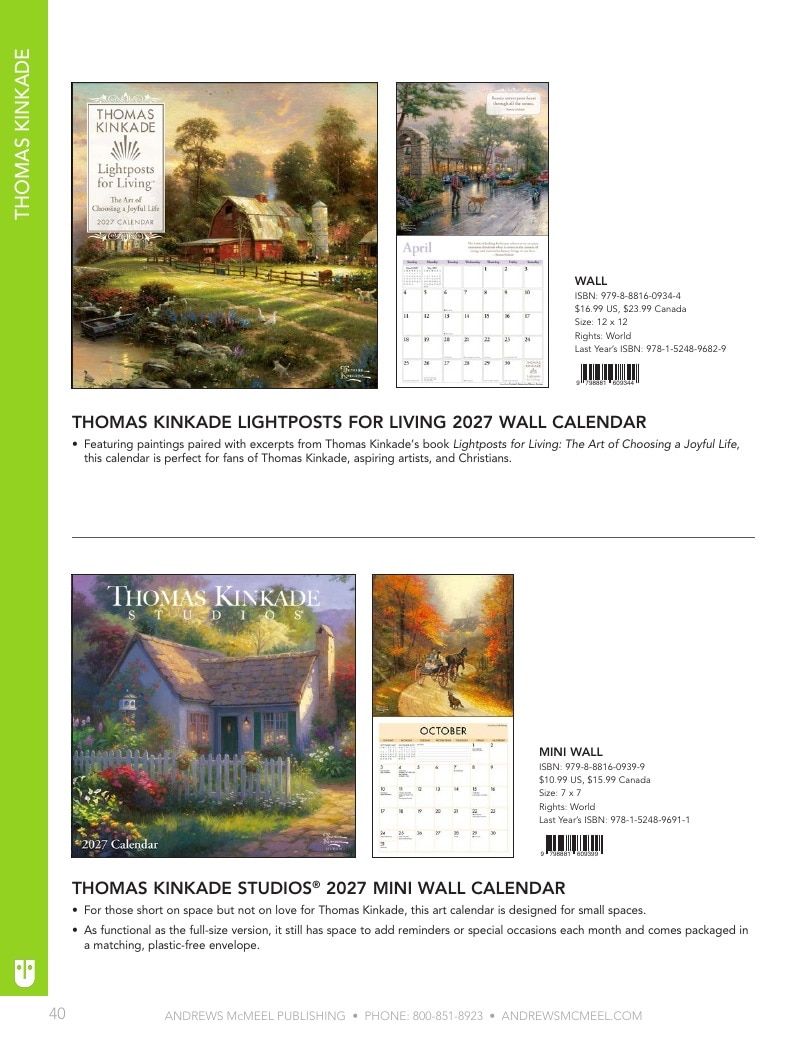 Andrews McMeel Publishing Calendars Catalog Weekly Ad January 1, 2026 - December 31, 2027