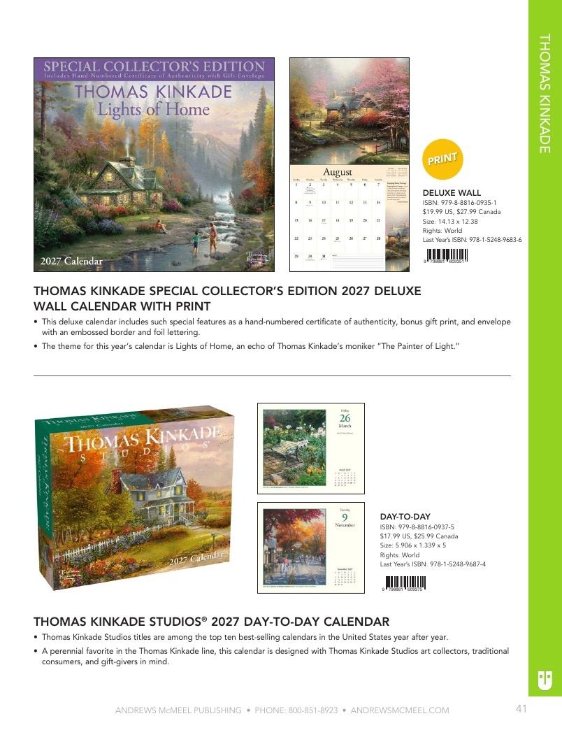 Andrews McMeel Publishing Calendars Catalog Weekly Ad January 1, 2026 - December 31, 2027