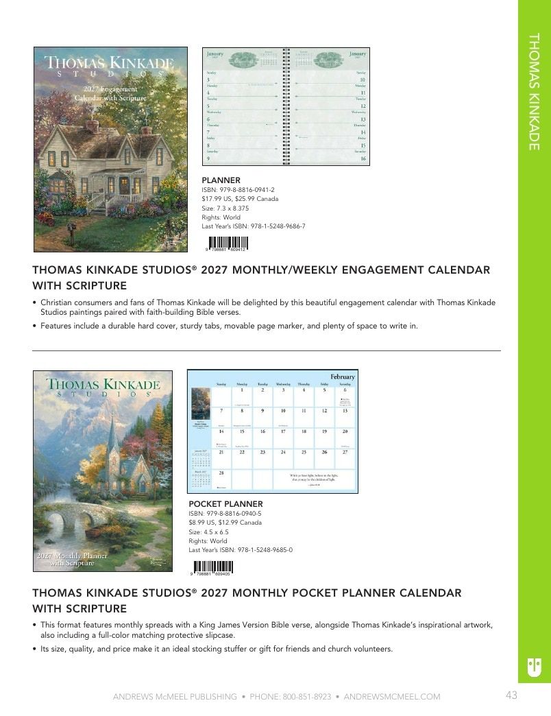 Andrews McMeel Publishing Calendars Catalog Weekly Ad January 1, 2026 - December 31, 2027