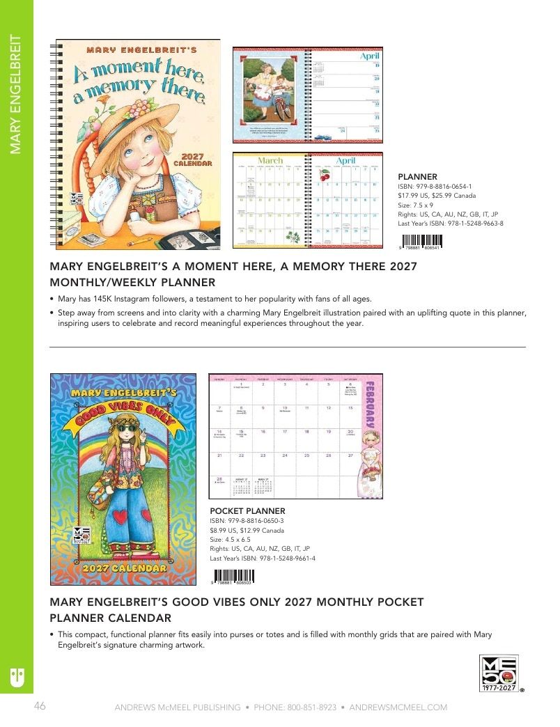 Andrews McMeel Publishing Calendars Catalog Weekly Ad January 1, 2026 - December 31, 2027