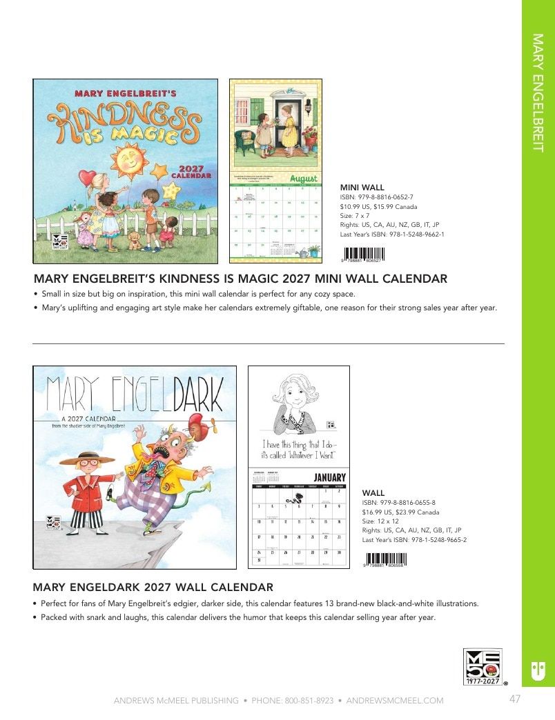 Andrews McMeel Publishing Calendars Catalog Weekly Ad January 1, 2026 - December 31, 2027
