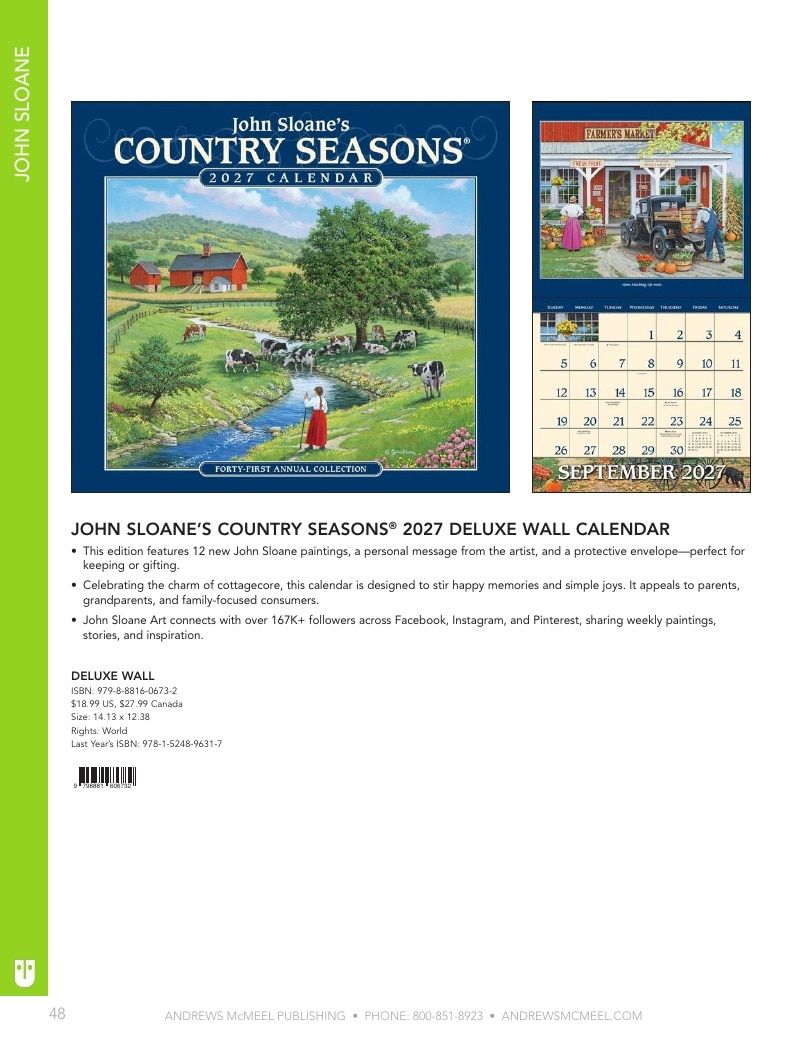 Andrews McMeel Publishing Calendars Catalog Weekly Ad January 1, 2026 - December 31, 2027