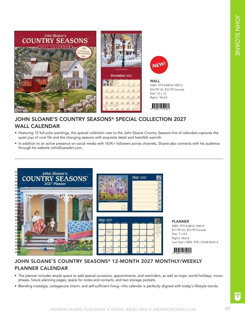 Andrews McMeel Publishing Calendars Catalog Weekly Ad January 1, 2026 - December 31, 2027