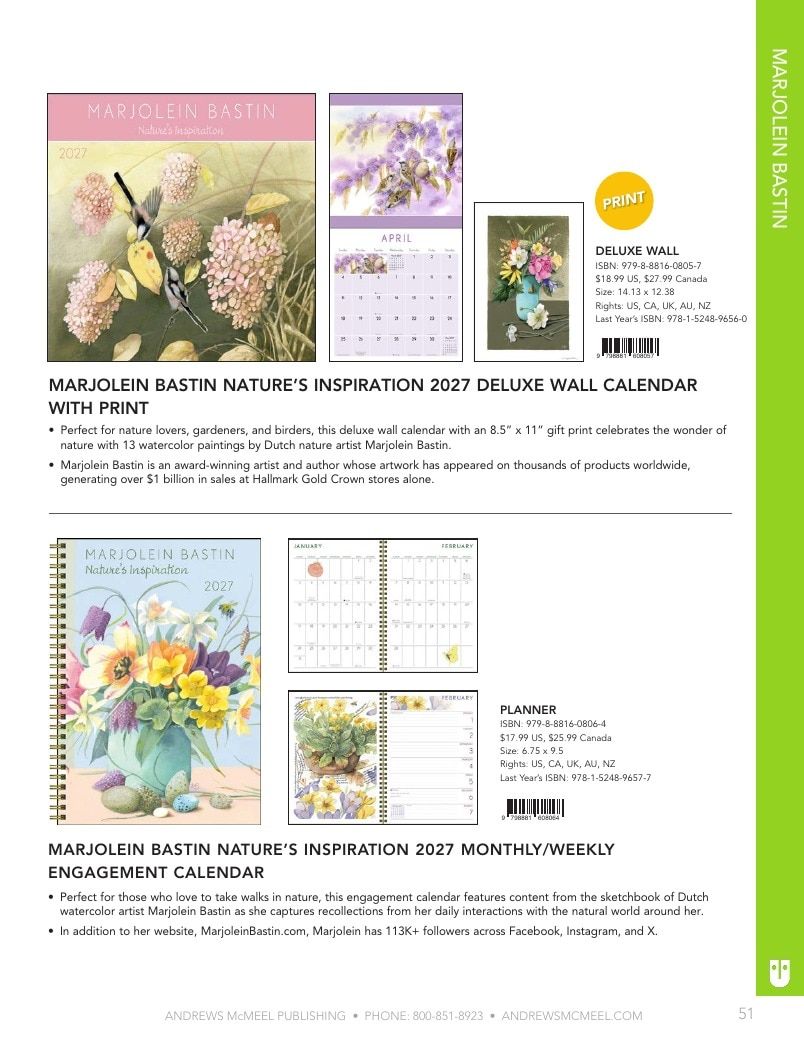 Andrews McMeel Publishing Calendars Catalog Weekly Ad January 1, 2026 - December 31, 2027