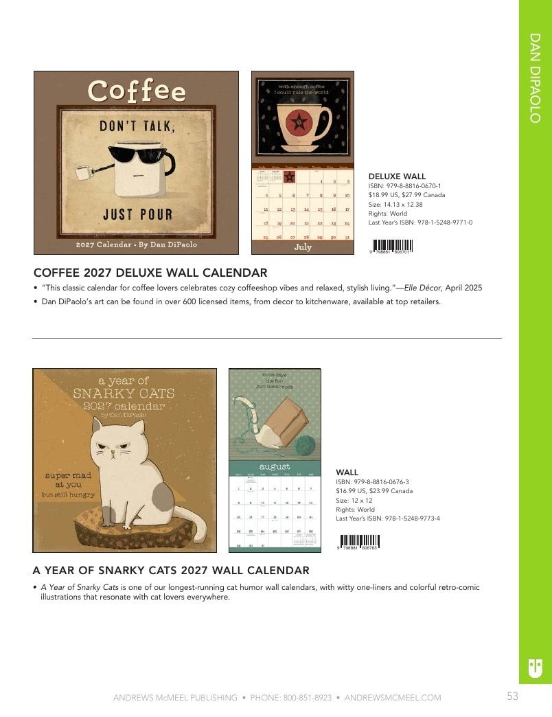 Andrews McMeel Publishing Calendars Catalog Weekly Ad January 1, 2026 - December 31, 2027