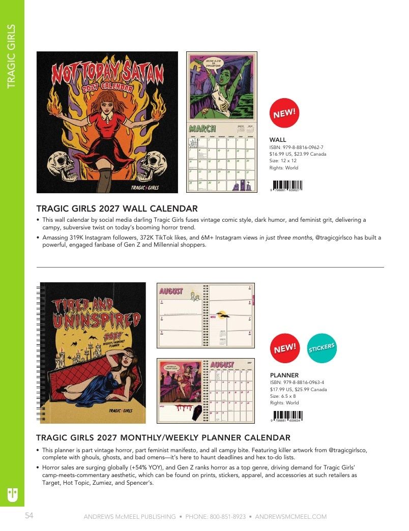 Andrews McMeel Publishing Calendars Catalog Weekly Ad January 1, 2026 - December 31, 2027