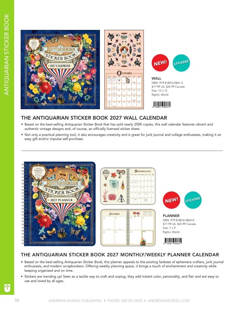 Andrews McMeel Publishing Calendars Catalog Weekly Ad January 1, 2026 - December 31, 2027