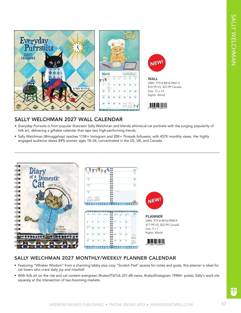 Andrews McMeel Publishing Calendars Catalog Weekly Ad January 1, 2026 - December 31, 2027