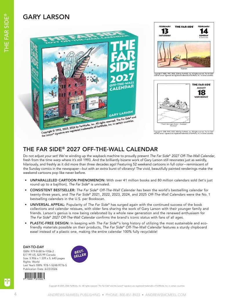 Andrews McMeel Publishing Calendars Catalog Weekly Ad January 1, 2026 - December 31, 2027
