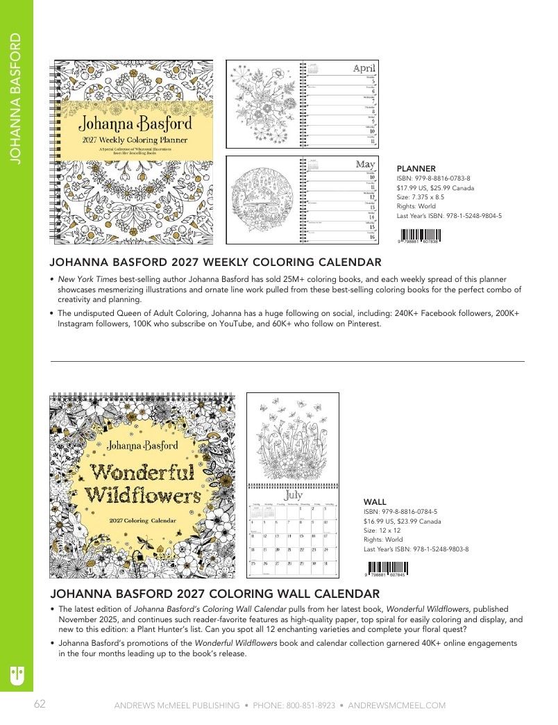 Andrews McMeel Publishing Calendars Catalog Weekly Ad January 1, 2026 - December 31, 2027