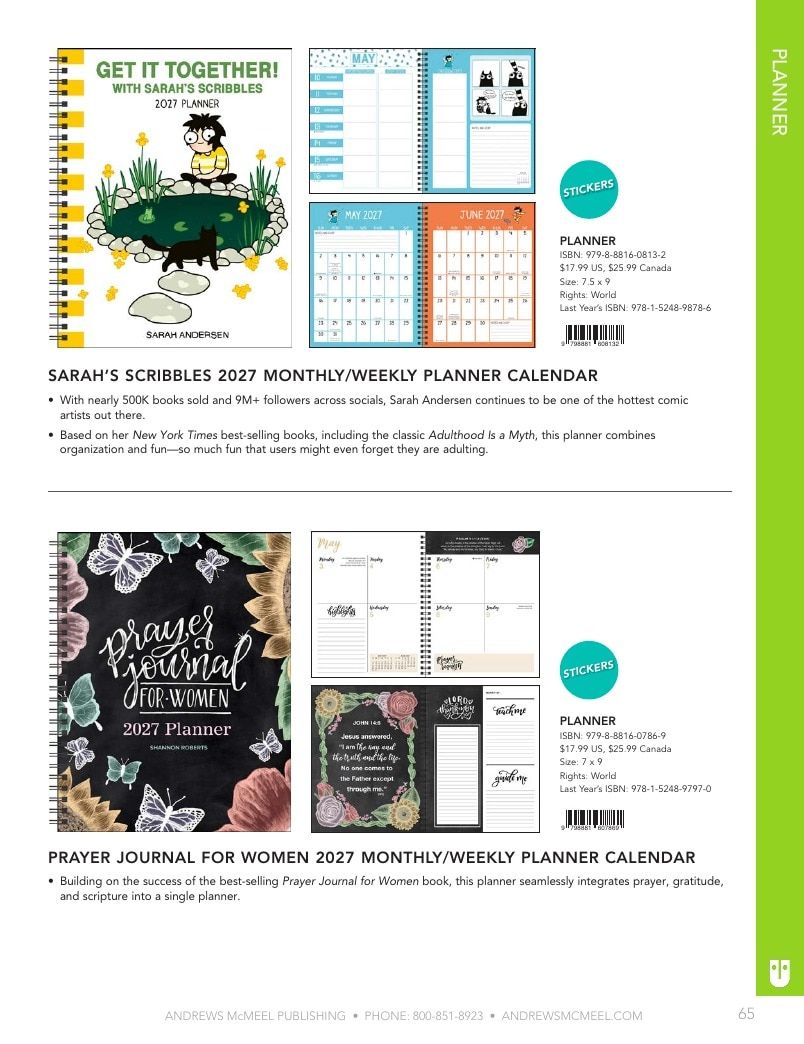 Andrews McMeel Publishing Calendars Catalog Weekly Ad January 1, 2026 - December 31, 2027