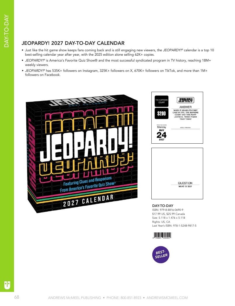 Andrews McMeel Publishing Calendars Catalog Weekly Ad January 1, 2026 - December 31, 2027