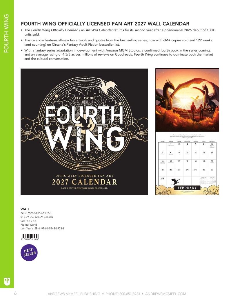 Andrews McMeel Publishing Calendars Catalog Weekly Ad January 1, 2026 - December 31, 2027
