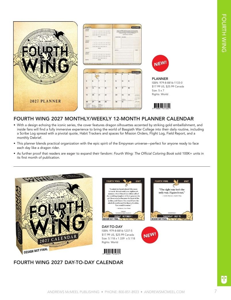 Andrews McMeel Publishing Calendars Catalog Weekly Ad January 1, 2026 - December 31, 2027