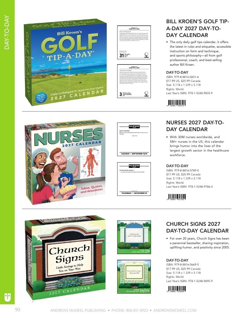 Andrews McMeel Publishing Calendars Catalog Weekly Ad January 1, 2026 - December 31, 2027