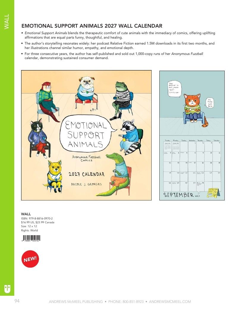 Andrews McMeel Publishing Calendars Catalog Weekly Ad January 1, 2026 - December 31, 2027