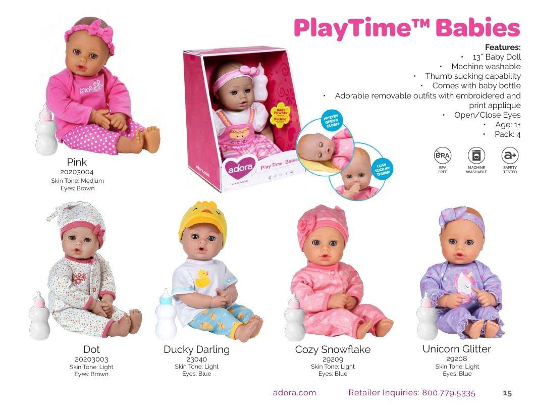 Adora Annual Dolls Catalog Weekly Ad January 1 - December 31, 2026