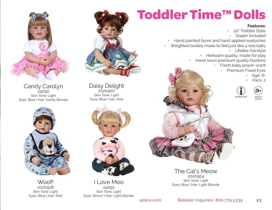 Adora Annual Dolls Catalog Weekly Ad January 1 - December 31, 2026