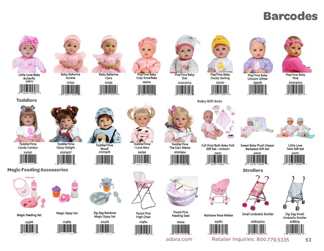 Adora Annual Dolls Catalog Weekly Ad January 1 - December 31, 2026