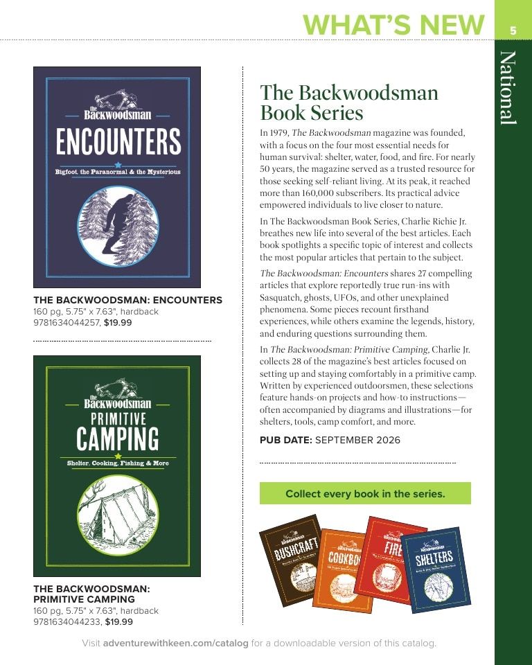 AdventureKEEN Fall Books Catalog Weekly Ad January 1 - December 31, 2026