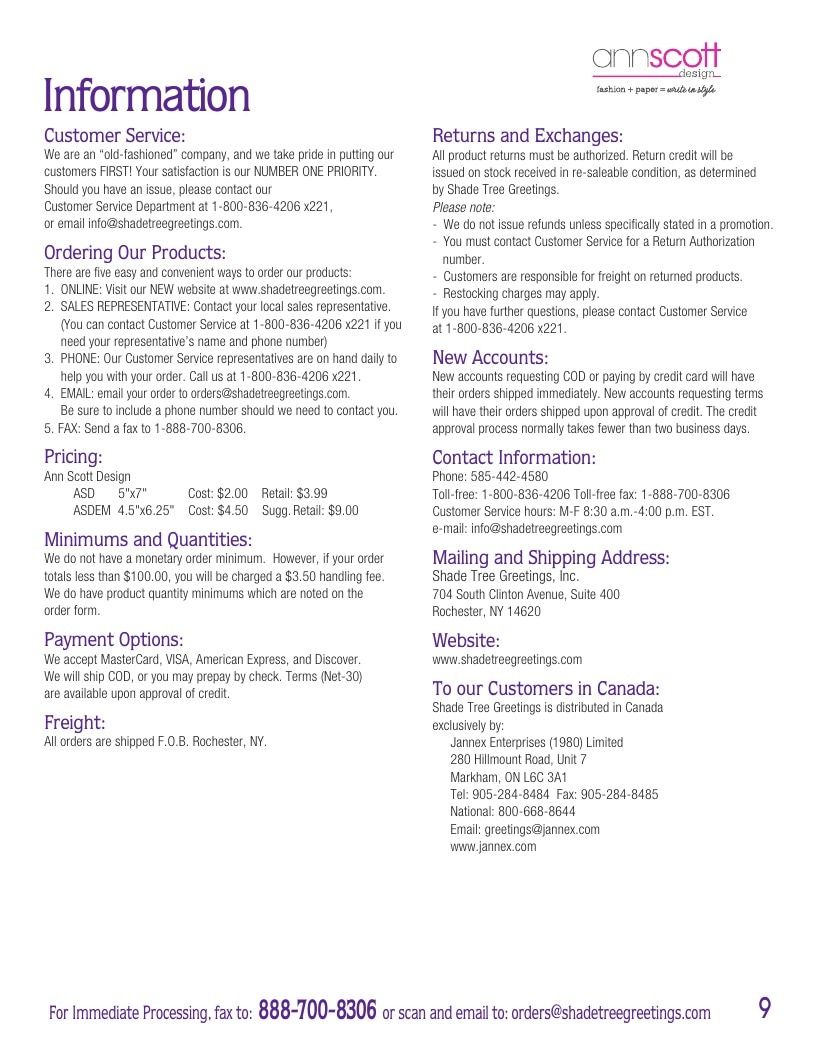 Ann Scott Design Greeting Cards Catalog Weekly Ad January 1 - December 31, 2026