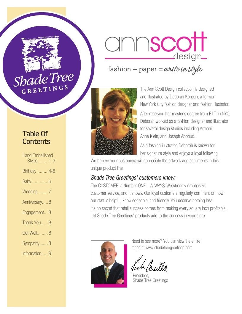 Ann Scott Design Greeting Cards Catalog Weekly Ad January 1 - December 31, 2026