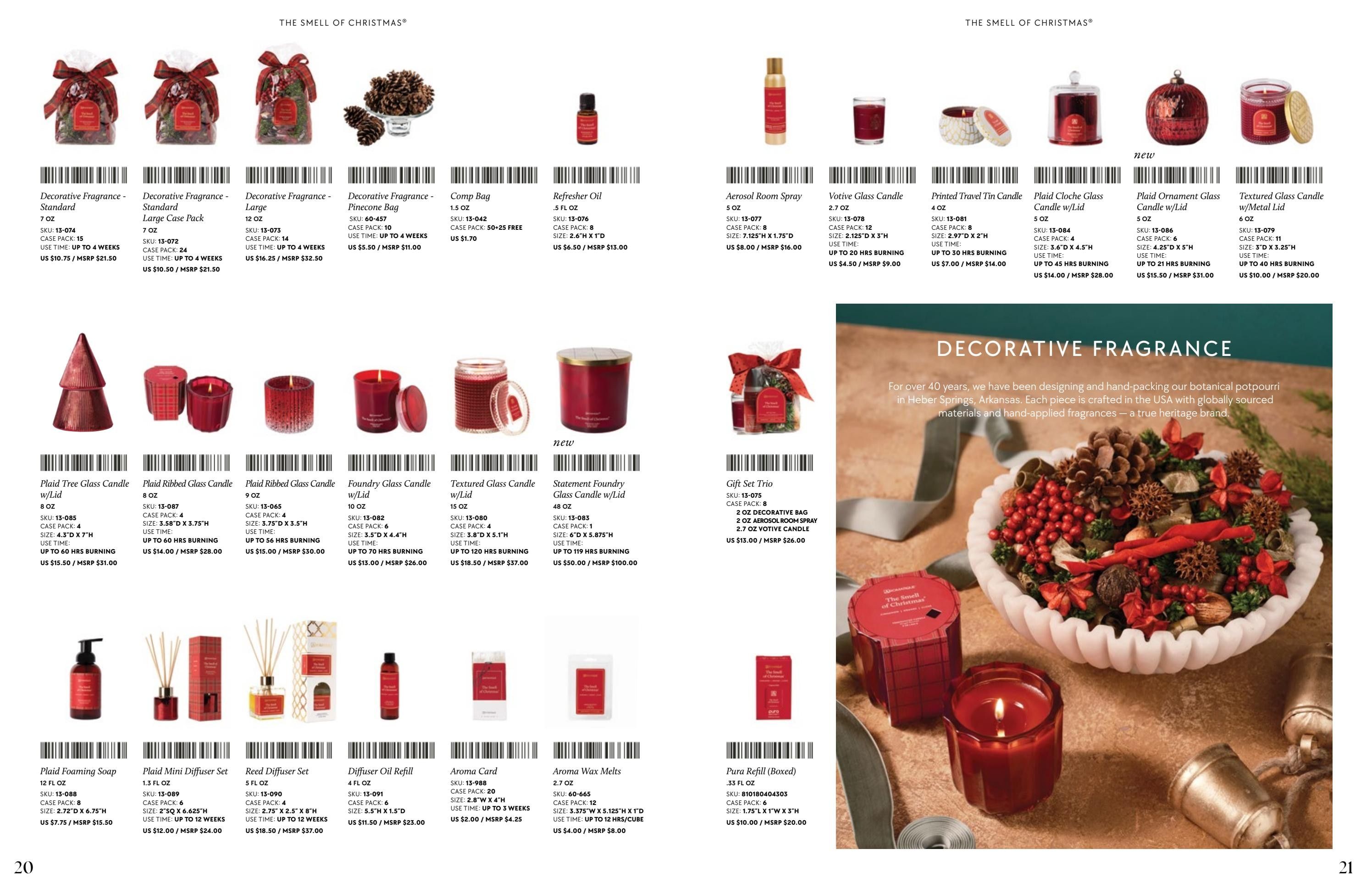 Aromatique Fall and Holiday Home Fragrance Catalog Weekly Ad January 1 - December 31, 2026