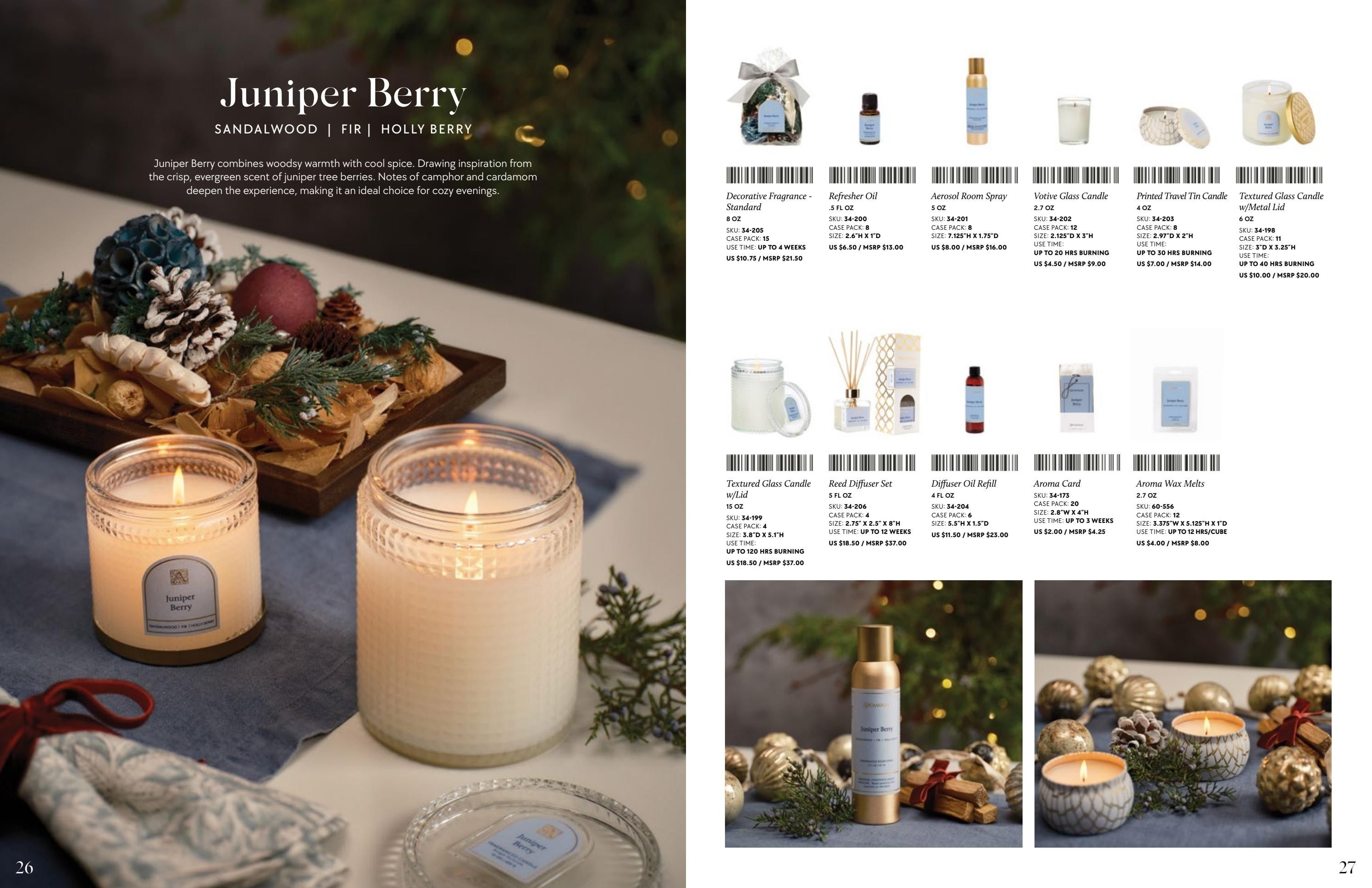 Aromatique Fall and Holiday Home Fragrance Catalog Weekly Ad January 1 - December 31, 2026