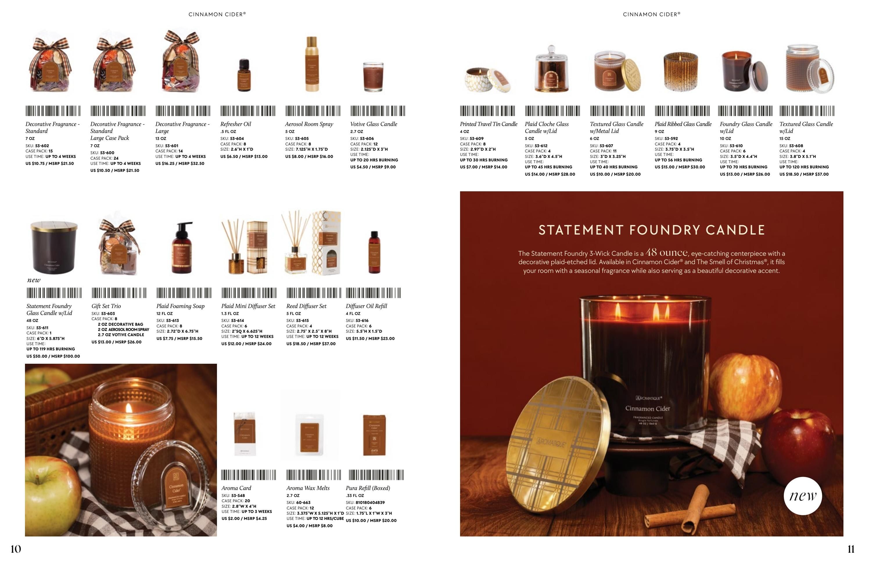 Aromatique Fall and Holiday Home Fragrance Catalog Weekly Ad January 1 - December 31, 2026